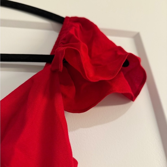 New Without Tags Reformation Baxley Red Midi Dress - Picture 4 of 13